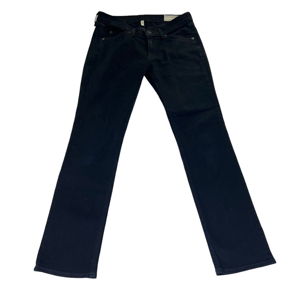 Rag & Bone Black Skinny Mid-Rise Capri Jeans Womens Size 27